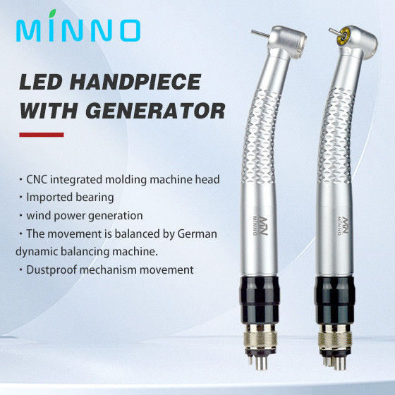 CE 치과 고속 핸드피스 25000RPM 푸시 타입 핸드피스