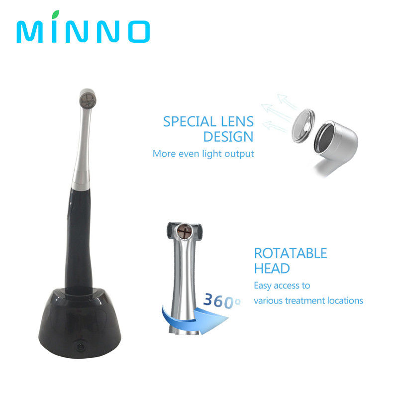 치과 치료 램프 2300mw/cm 치과 광 폴리메라이저 고전력 블루 라이트 강도 LED 무선 무선 도구