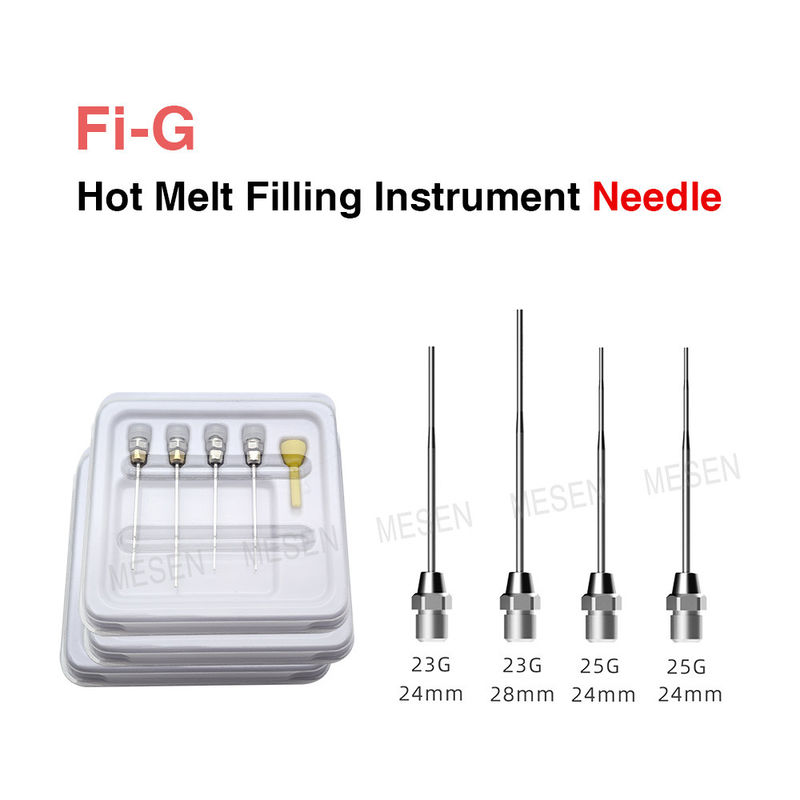 Fi-G Hot Melt 충전 도구 바늘 구타-페르차 누출을 방지 360 회전 바늘 4 바늘은 옵션입니다